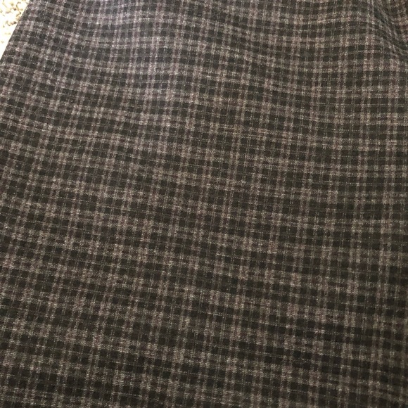 Ellen Tracy Plaid Brown Slim trousers - Picture 4 of 5